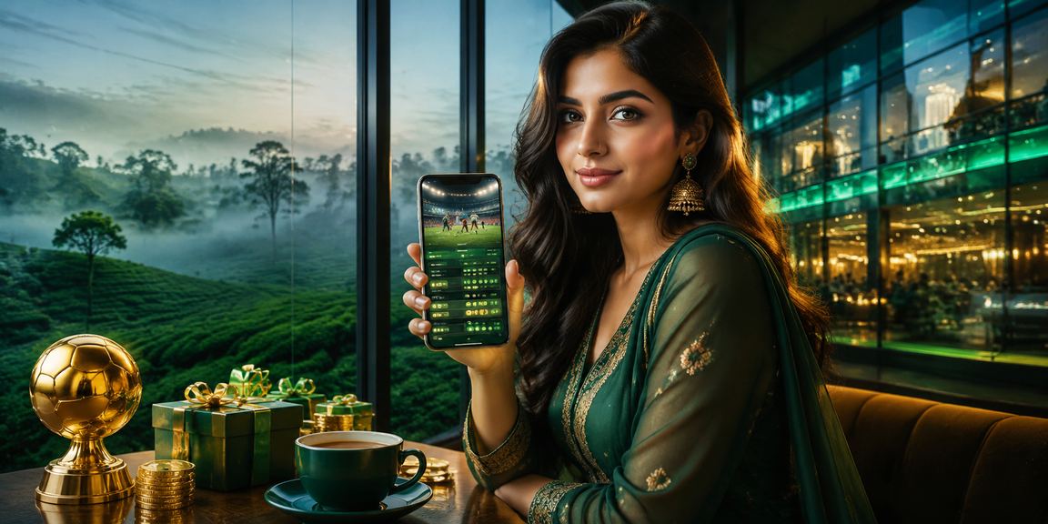 সিলেটের চা বাগানে মোবাইলে ক্যাসিনো গেম খেলার দৃশ্য